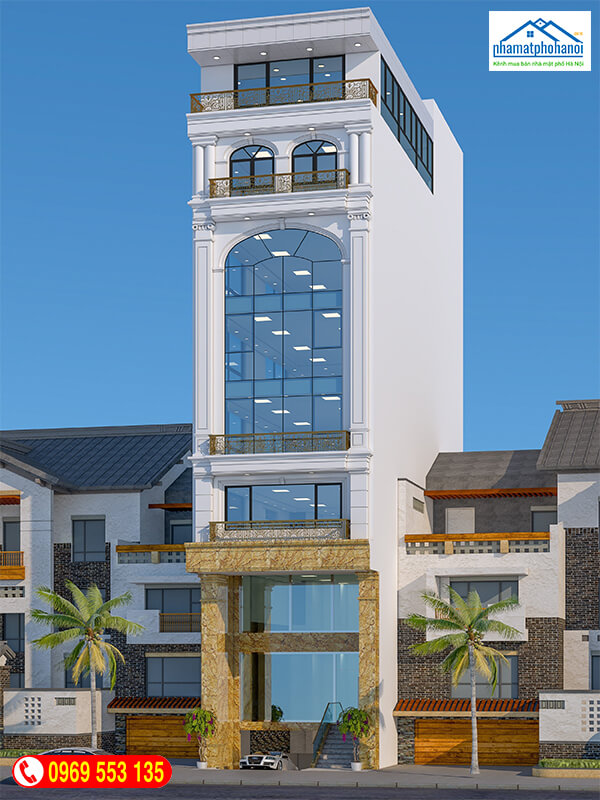 Hình ảnh 3D của tòa nhà văn phòng 211 phố vọng - ảnh nhamatphohanoi.com