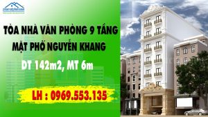 Hình ảnh tòa nhà văn phòng 61 nguyễn khang, cầu giấy, hà nội - Ảnh nhamatphohanoi.com