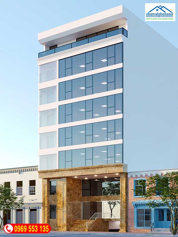 Hình ảnh toà nhà văn phòng 319 321 Quang Trung, Hà Đông - Ảnh nhamatphohanoi.com