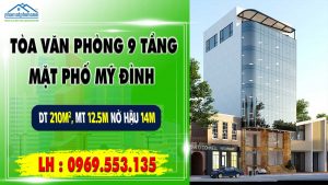 Hình ảnh toà nhà văn phòng 262 Mỹ Đình, Nam Từ Liêm, Hà Nội - Ảnh nhamatphohanoi.com