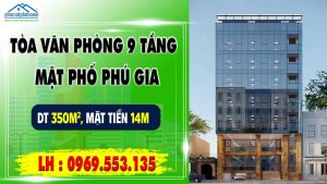Hình ảnh toà nhà văn phòng 21 phú gia, tây hồ, hà nội - Ảnh nhamatphohanoi.com