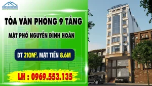 Hình ảnh toà nhà văn phòng 34 Nguyễn Đình Hoàn, Nghĩa Đô, Hà Nội - Ảnh nhamatphohanoi.com toa-nha-van-phong-34-nguyen-dinh-hoan