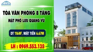 Hình ảnh toà nhà văn phòng 61 Lưu Quang Vũ, Yên Hoà, Hà Nội - Ảnh nhamatphohanoi.com toa-nha-van-phong-61-luu-quang-vu-nhamatphohanoi